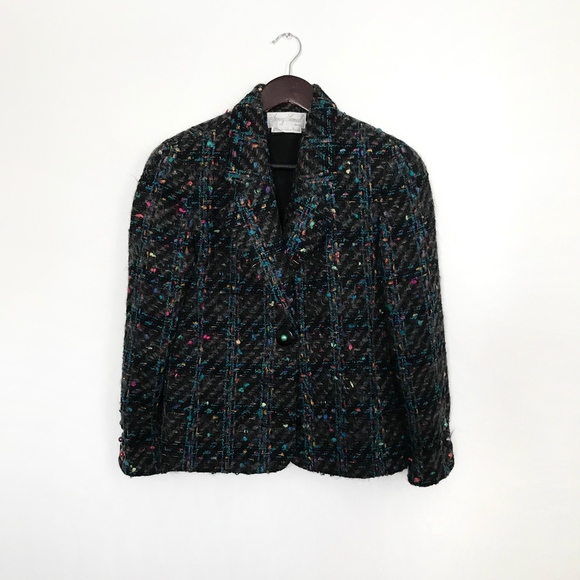 Irving Samuel Rainbow Stitched Wool Jacket - Picture 1 of 8